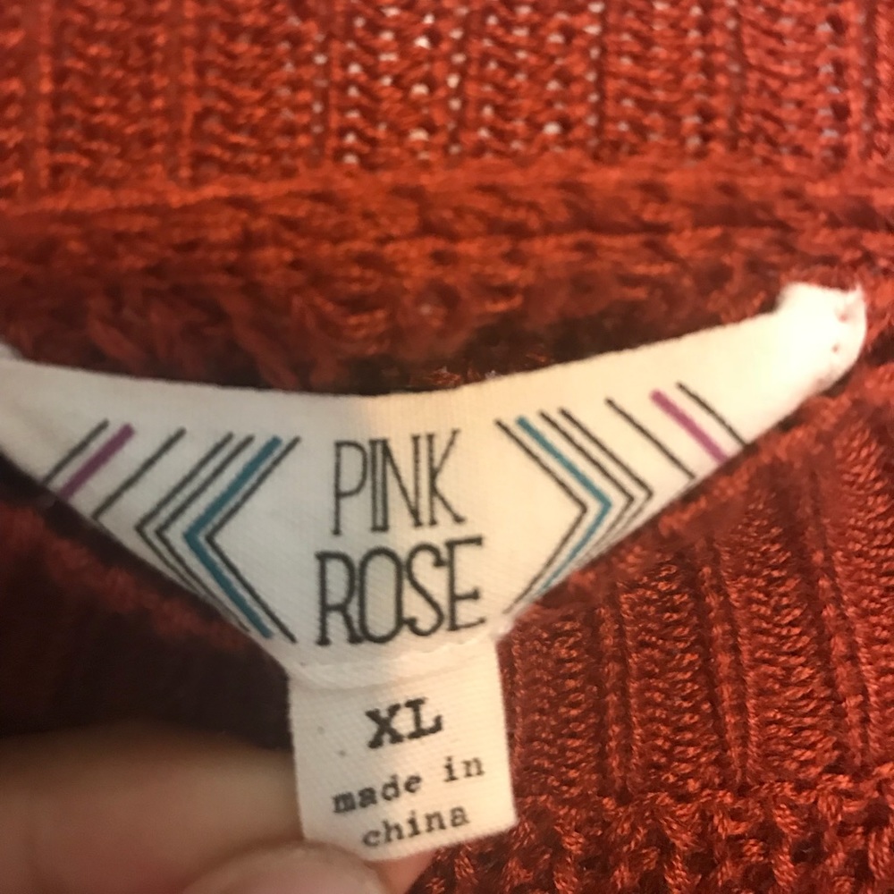 Rust Colored Sweater - Picture 3 of 4